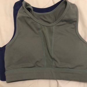 Alphalete mesh sports bra XS sage green
